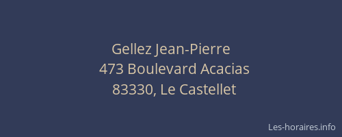 Gellez Jean-Pierre