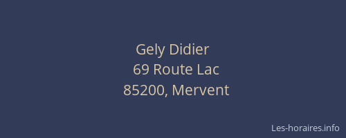 Gely Didier