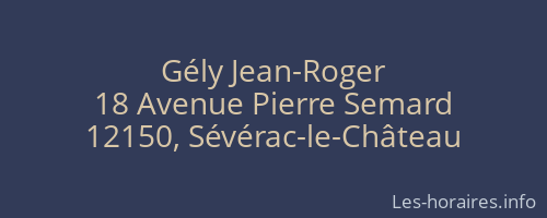 Gély Jean-Roger