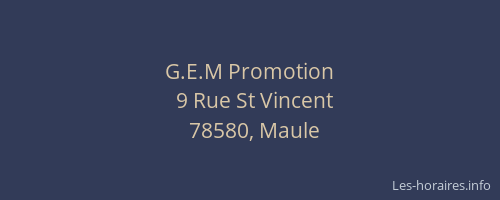 G.E.M Promotion