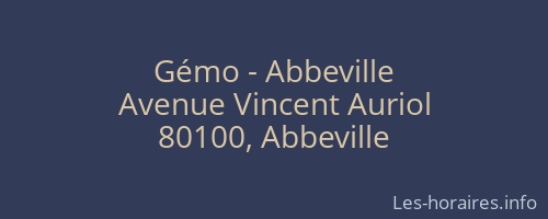 Gémo - Abbeville