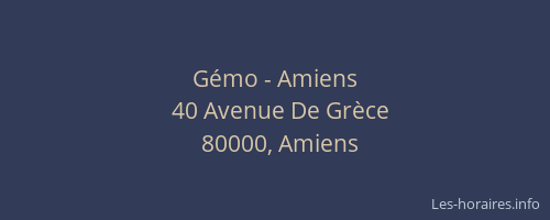Gémo - Amiens
