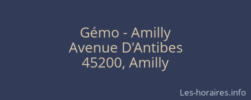 Gémo - Amilly
