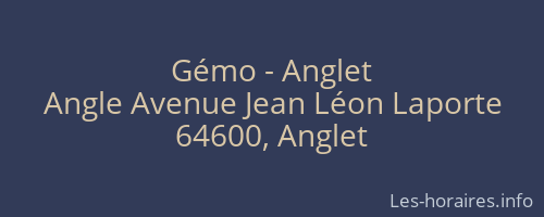 Gémo - Anglet
