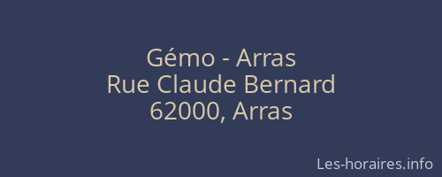 Gémo - Arras