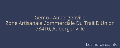 Gémo - Aubergenville