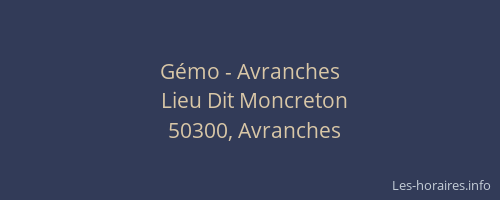 Gémo - Avranches