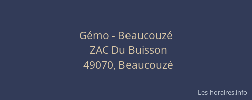Gémo - Beaucouzé