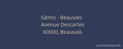 Gémo - Beauvais