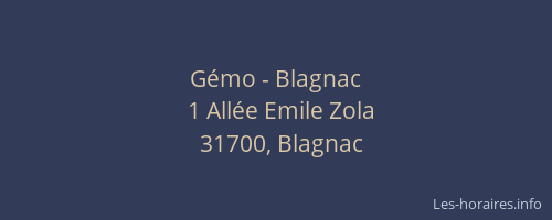 Gémo - Blagnac