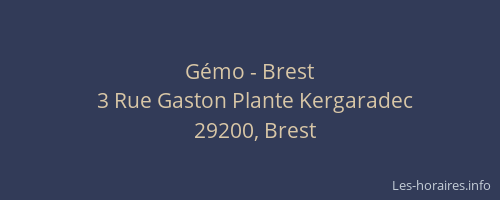 Gémo - Brest