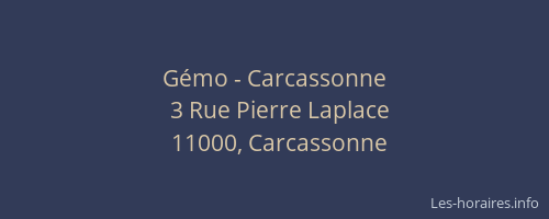 Gémo - Carcassonne