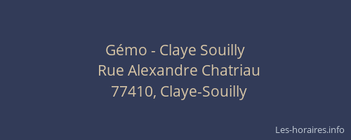 Gémo - Claye Souilly
