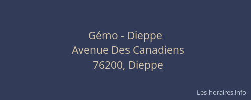 Gémo - Dieppe