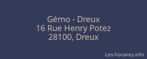 Gémo - Dreux