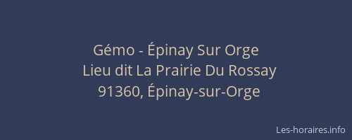Gémo - Épinay Sur Orge