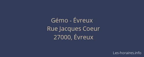 Gémo - Évreux