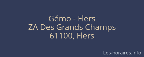 Gémo - Flers