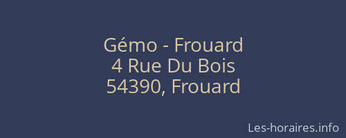 Gémo - Frouard