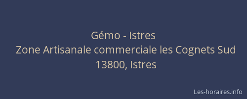 Gémo - Istres