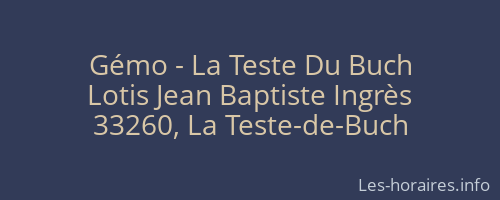 Gémo - La Teste Du Buch