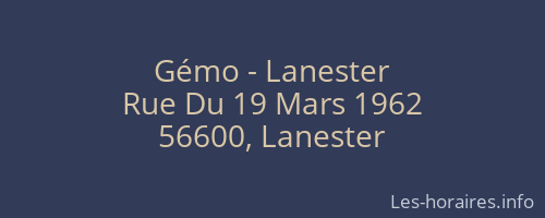 Gémo - Lanester