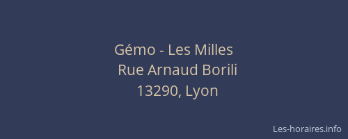 Gémo - Les Milles