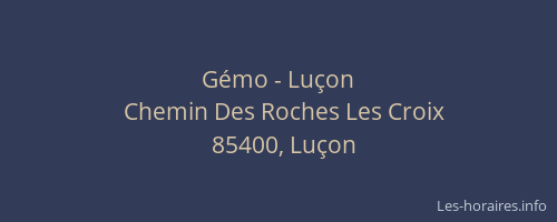 Gémo - Luçon
