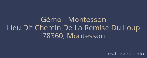 Gémo - Montesson
