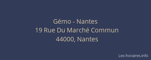 Gémo - Nantes