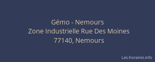 Gémo - Nemours