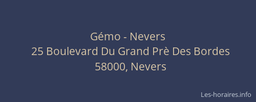 Gémo - Nevers