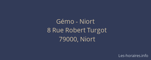 Gémo - Niort