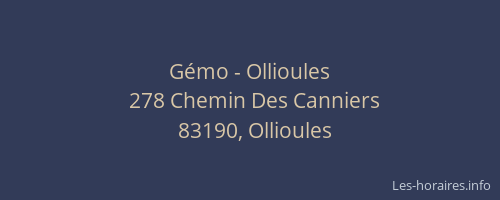 Gémo - Ollioules