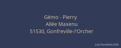 Gémo - Pierry