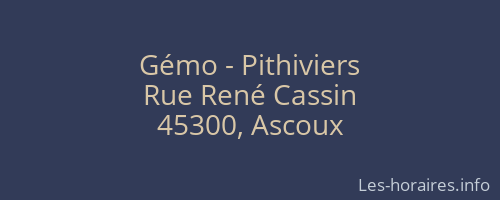 Gémo - Pithiviers