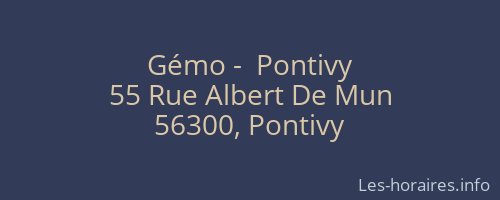 Gémo -  Pontivy