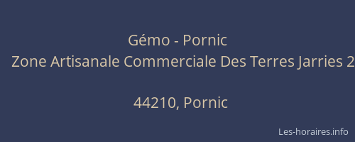 Gémo - Pornic