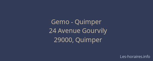 Gemo - Quimper