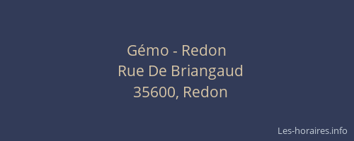 Gémo - Redon