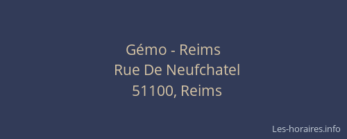 Gémo - Reims