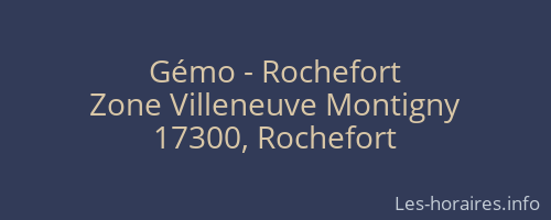 Gémo - Rochefort