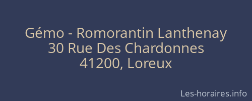 Gémo - Romorantin Lanthenay