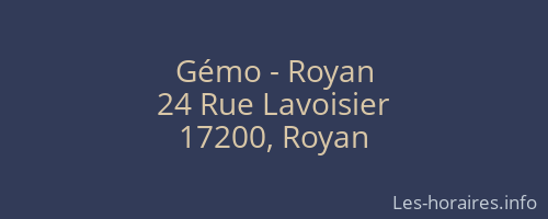 Gémo - Royan
