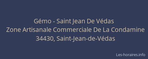 Gémo - Saint Jean De Védas