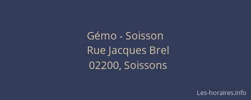 Gémo - Soisson
