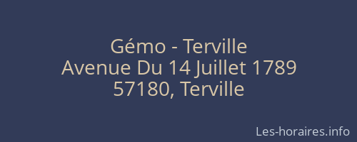 Gémo - Terville