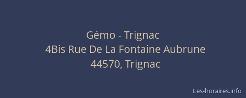 Gémo - Trignac