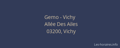 Gemo - Vichy