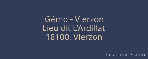 Gémo - Vierzon